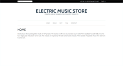 Desktop Screenshot of electricmusicstore.com